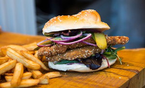 Schnitzel or Burger with Chips