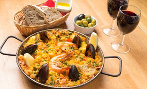 Tapas or Paella with Drinks