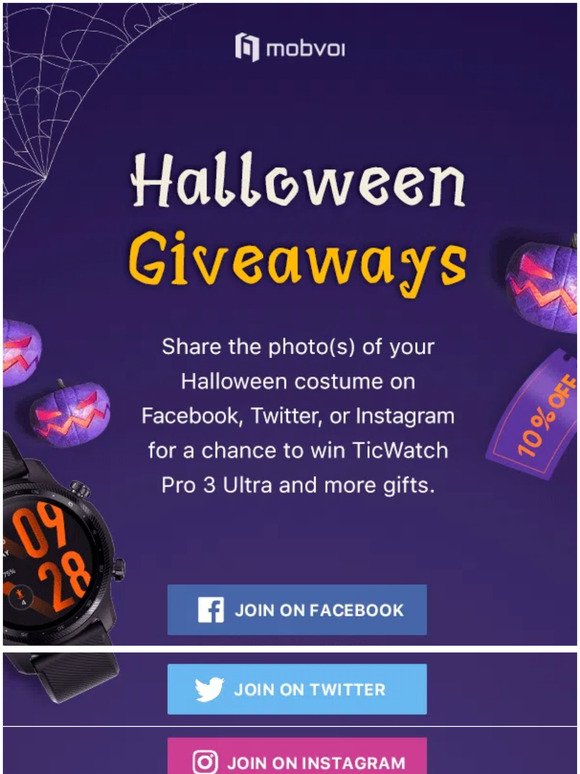 🎃 Halloween Giveaways and NEW Watchfaces!