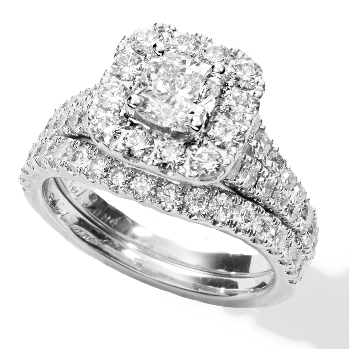 Neil Lane Engagement Ring 2-1/6 ct tw Diamonds 14K White Gold