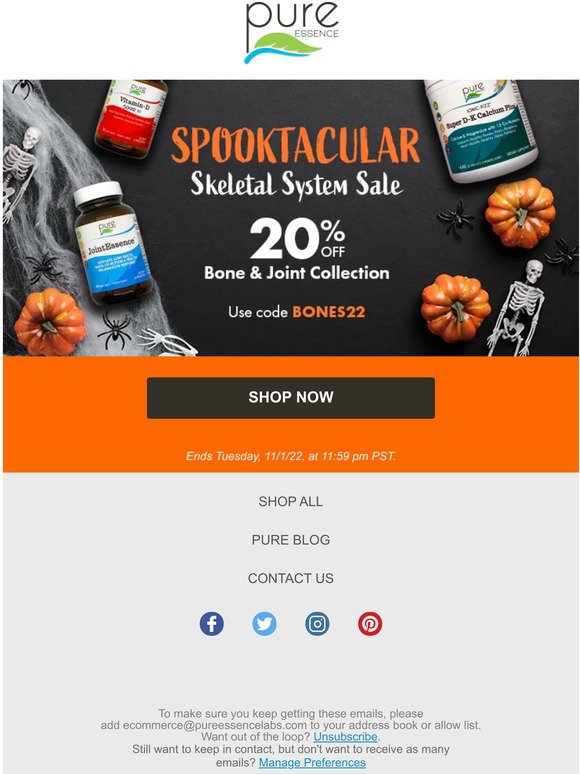 This weekend only! 🎃 Spooktacular Skeletal System Sale 🦴