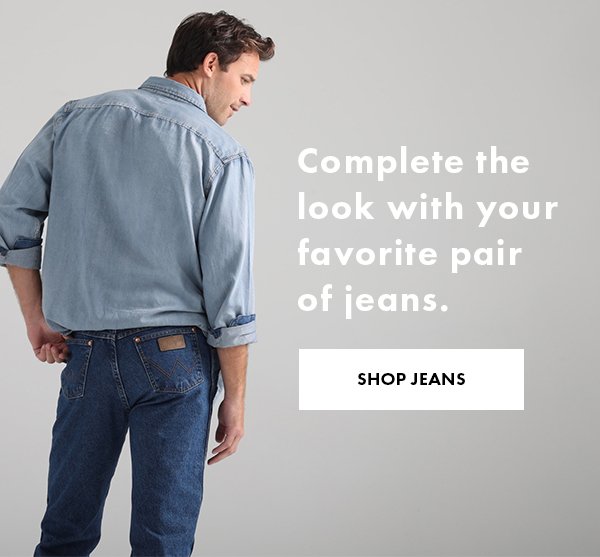 Complete the look with your favorite pair of jeans. Shop Jeans