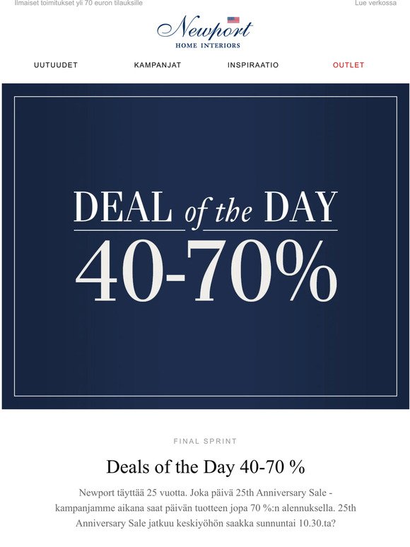 Kaikki Deal of the Day uudelleen | 25th Anniversary Sale