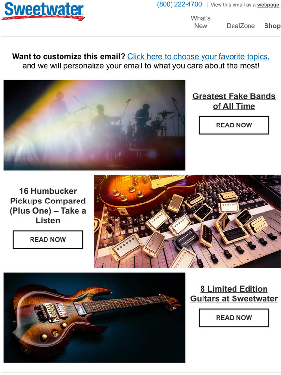 Sweetwater Greatest Fake Bands of All Time Milled