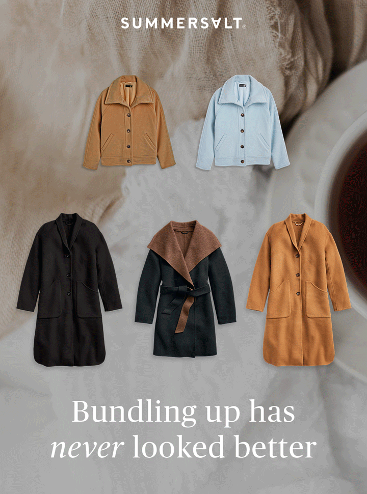 Summersalt Just In! The coats you’ve been waiting for Milled