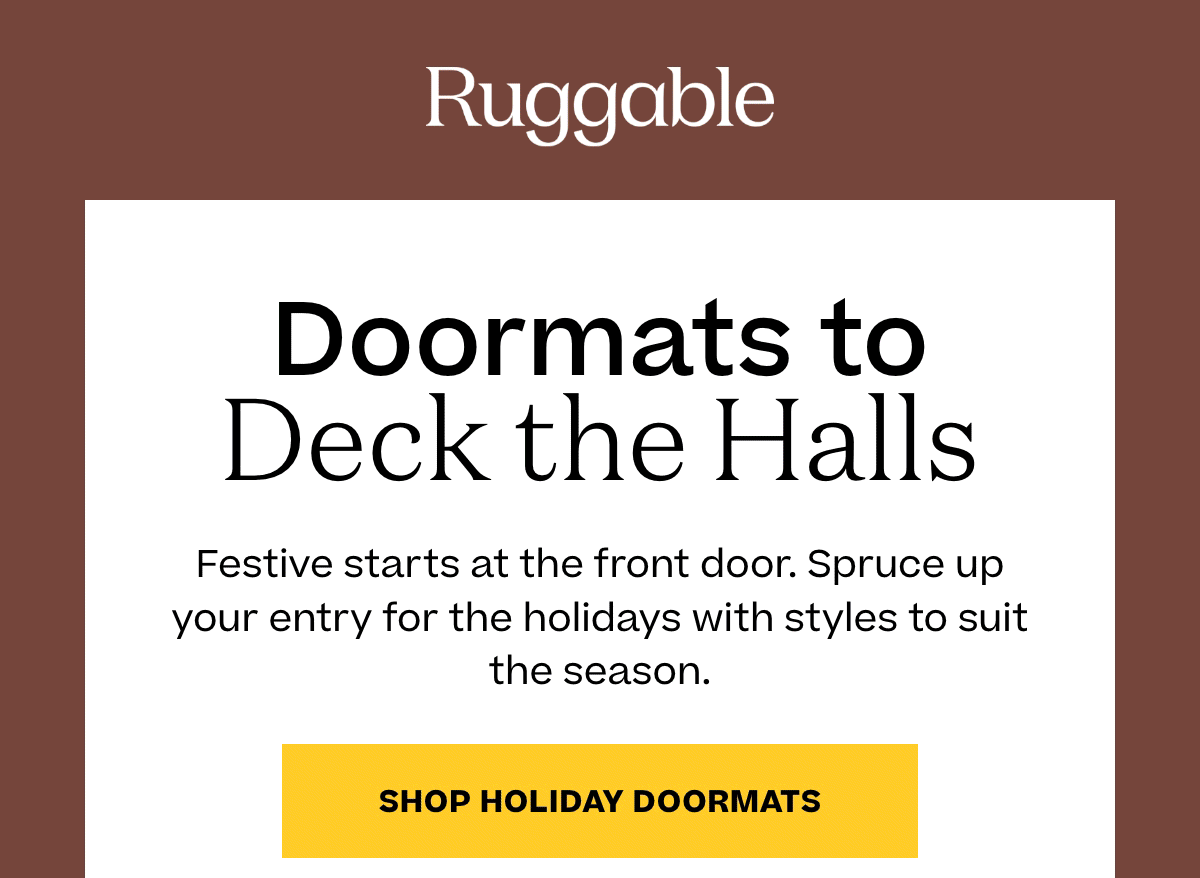 Shop Holiday Doormats