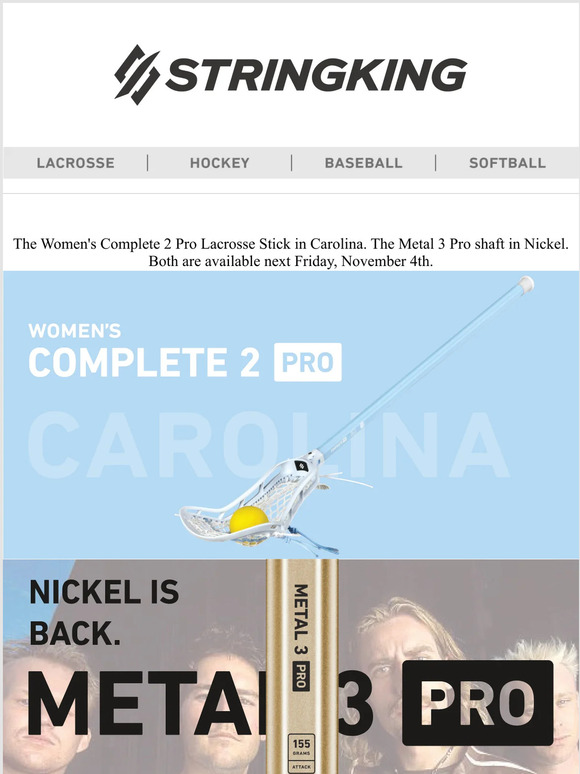 New Lacrosse Products dropping Nov 4th