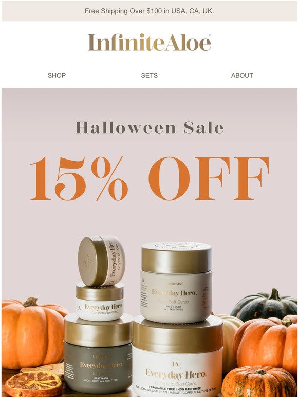 Halloween Sale! 15% OFF Storewide 👻
