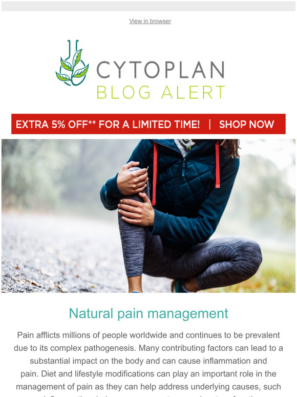 Natural pain management