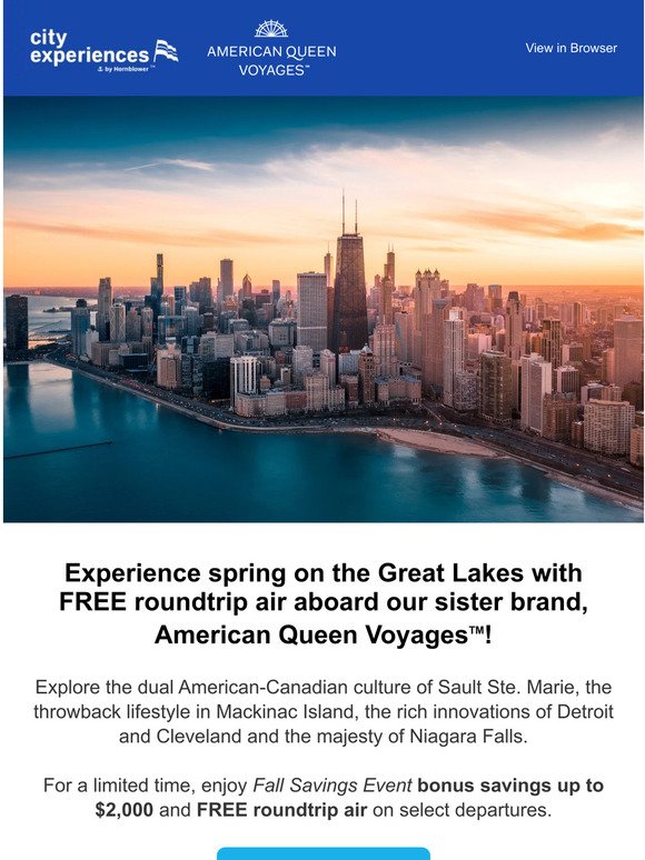 Enjoy American-Canadian Adventures Along the Great Lakes