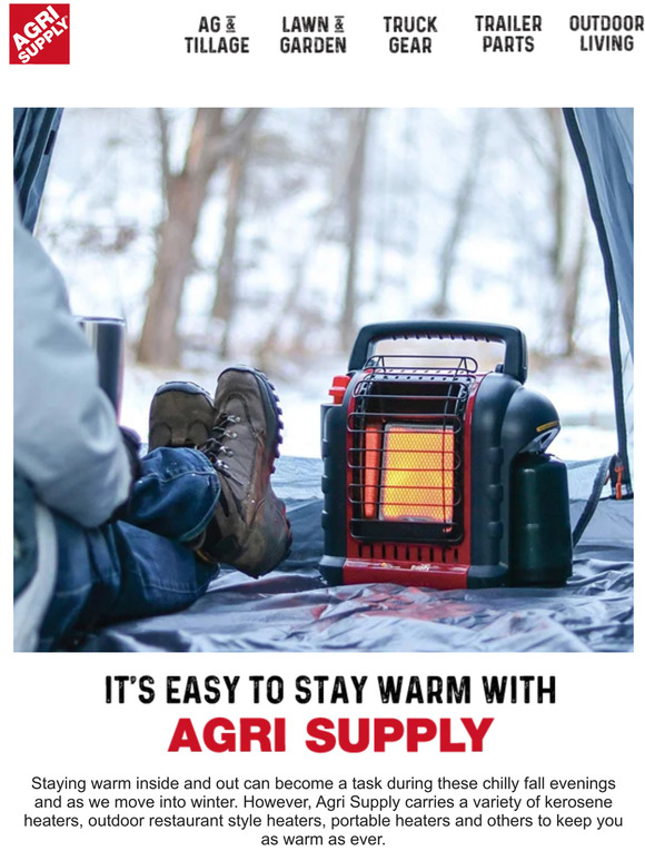 It's Easy to Stay Warm with Agri Supply Milled