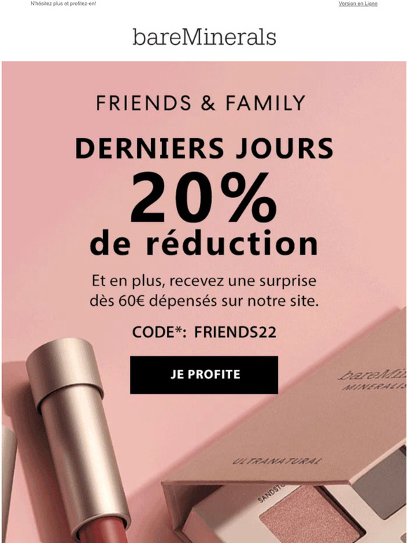 Derniers jours 🚨 : -20% sur TOUT le site !