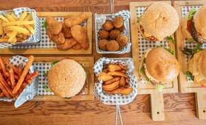 Burgermenu naar keuze afhalen
