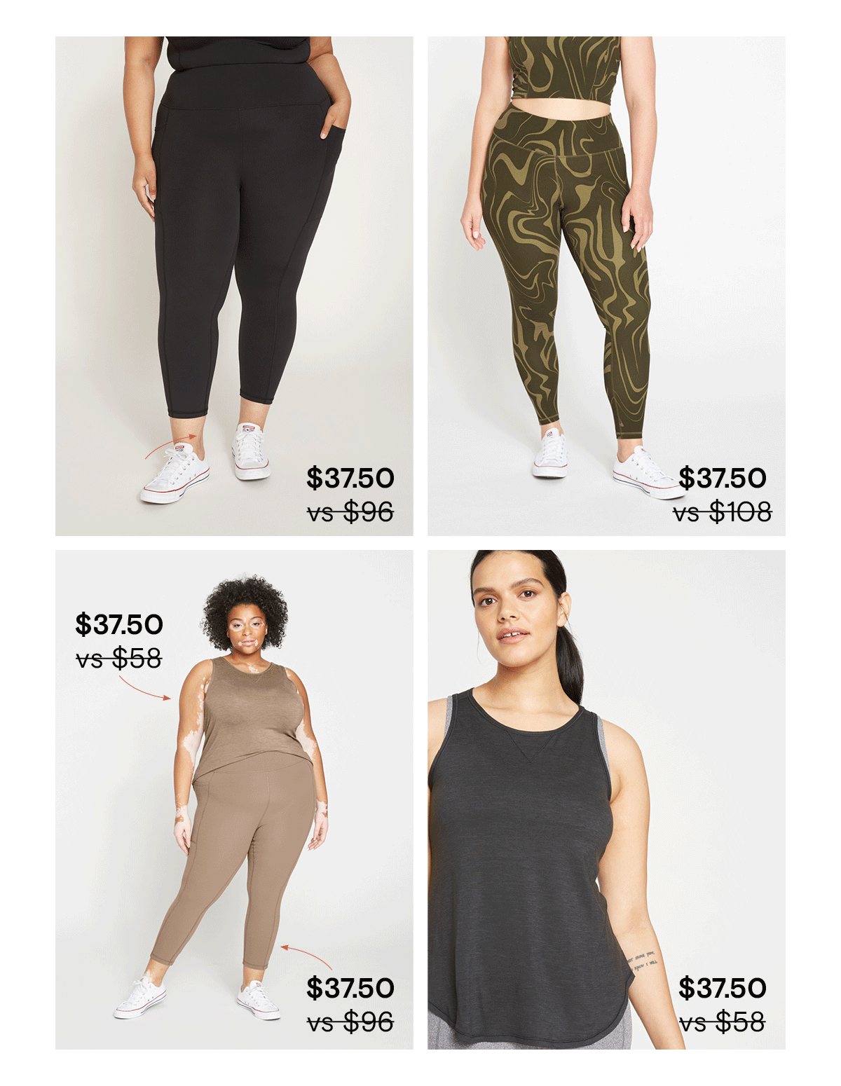 Shop these perfectly paired athletic styles for $37.50