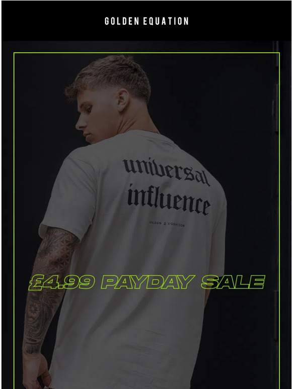 🚨 YOU'RE MISSING THE £4.99 SALE 🚨