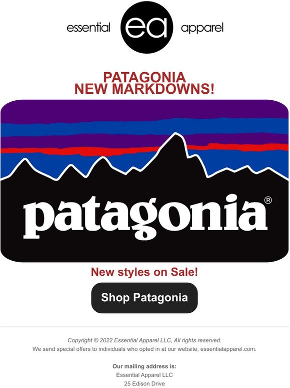 New Markdowns from PATAGONIA