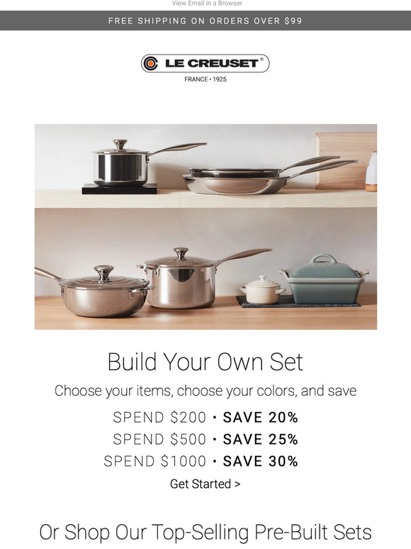 Le Creuset Build Your Collection and Save Milled