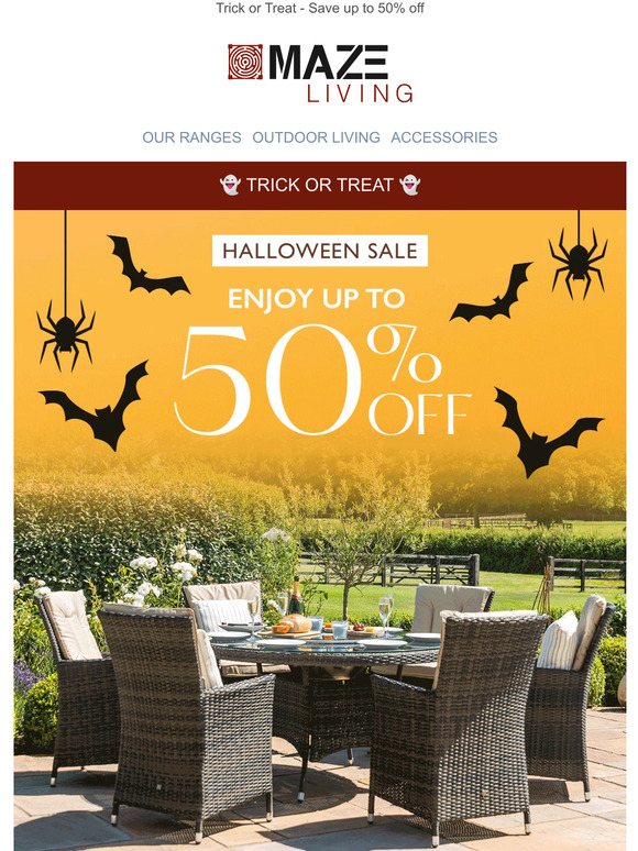 👻 Halloween Sale - Save up to 50% off