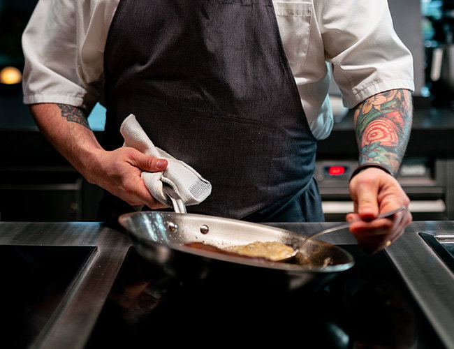 Stainless Clad Frying Pan