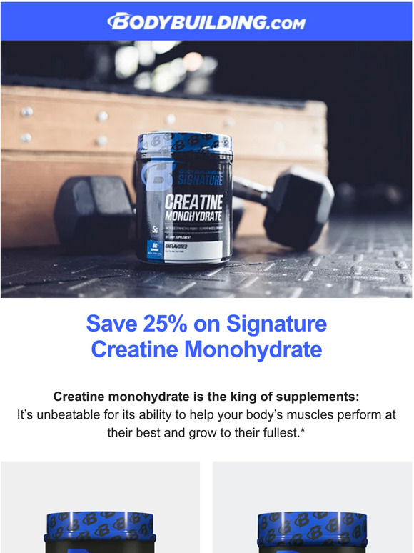 Bodybuilding uk SAVE RIGHT NOW on Signature Creatine & BCAAs Milled