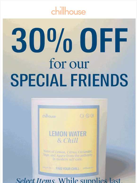 Open for 30% off
