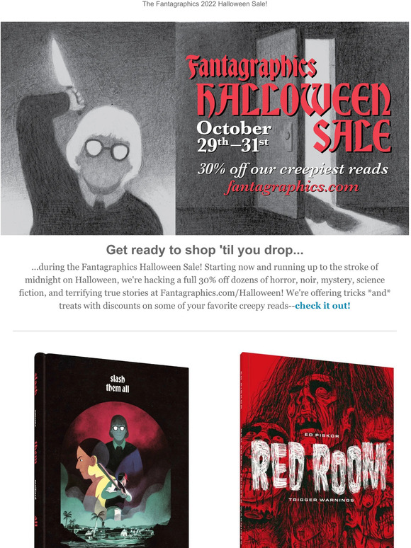 Boo! The Fantagraphics Halloween Sale Starts Today!