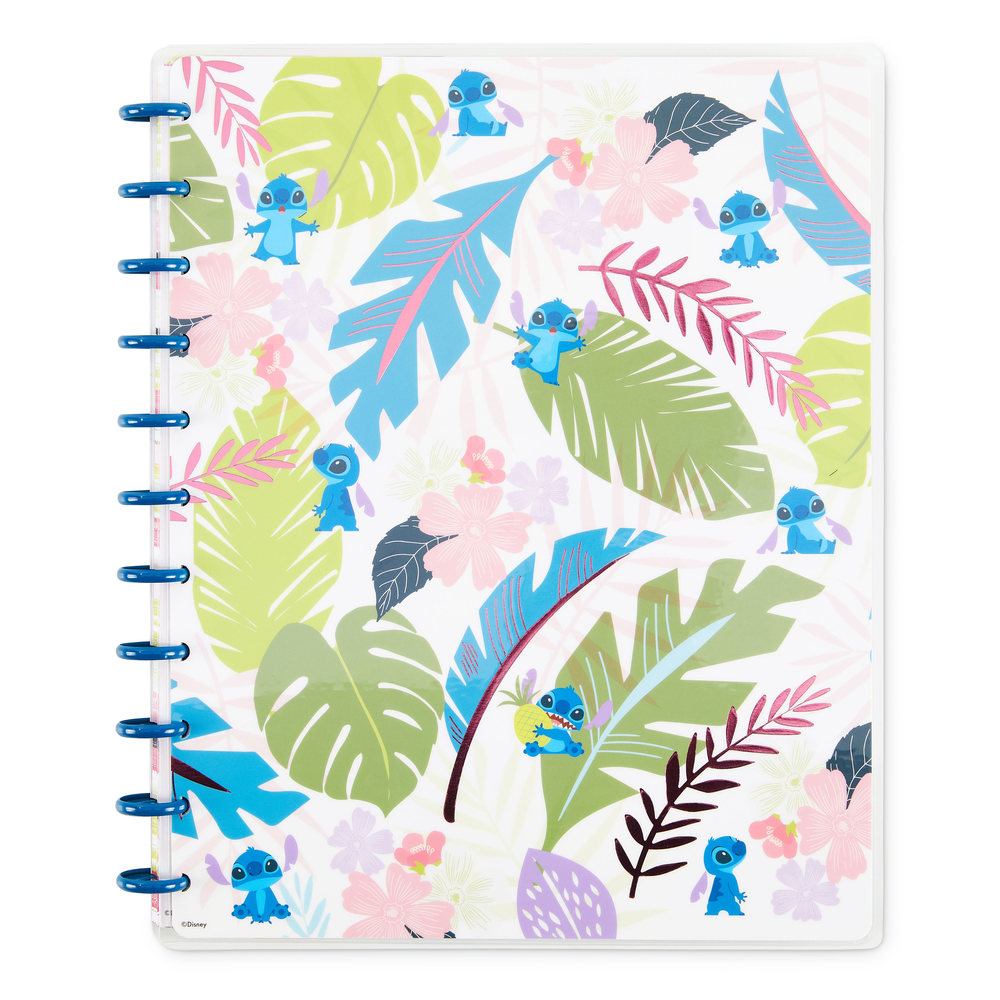 Disney© Aloha Stitch Big Notebook - Dot Lined Pages - 60 Sheets