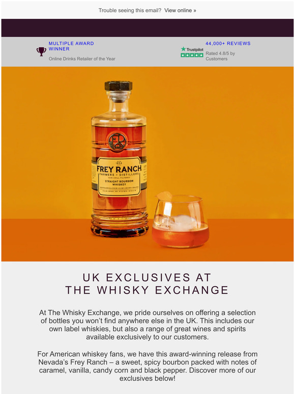 The Whisky Exchange UK Exclusives Frey Ranch, Method & Madness
