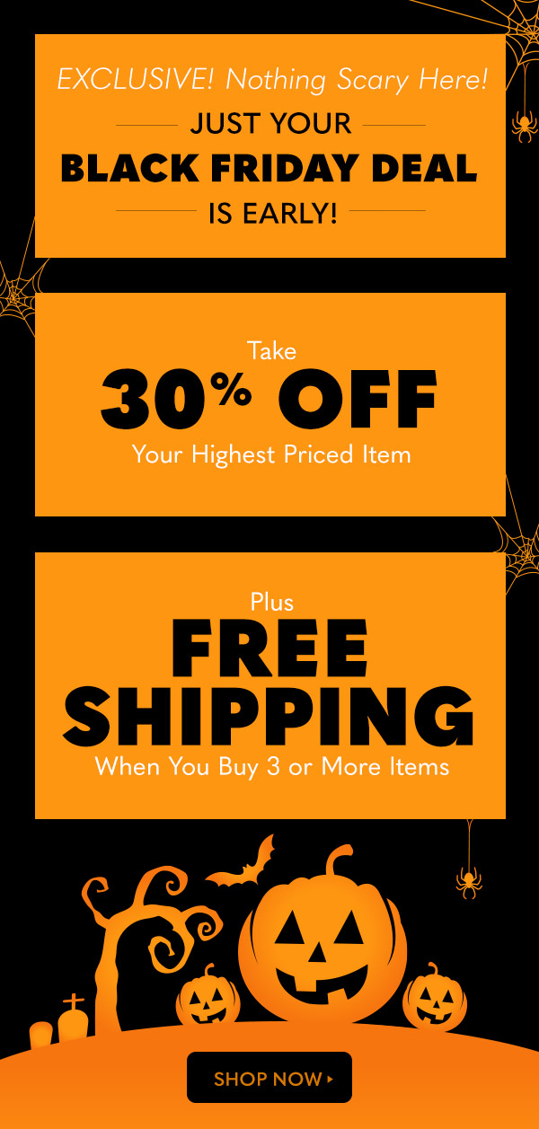 Dr. Leonard's Nothing Scary Here 👻 🎃 🦇 Your Black Friday Deal is Early