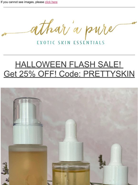 Halloween Flash Sale! Get 25% Off!  🎃 👻