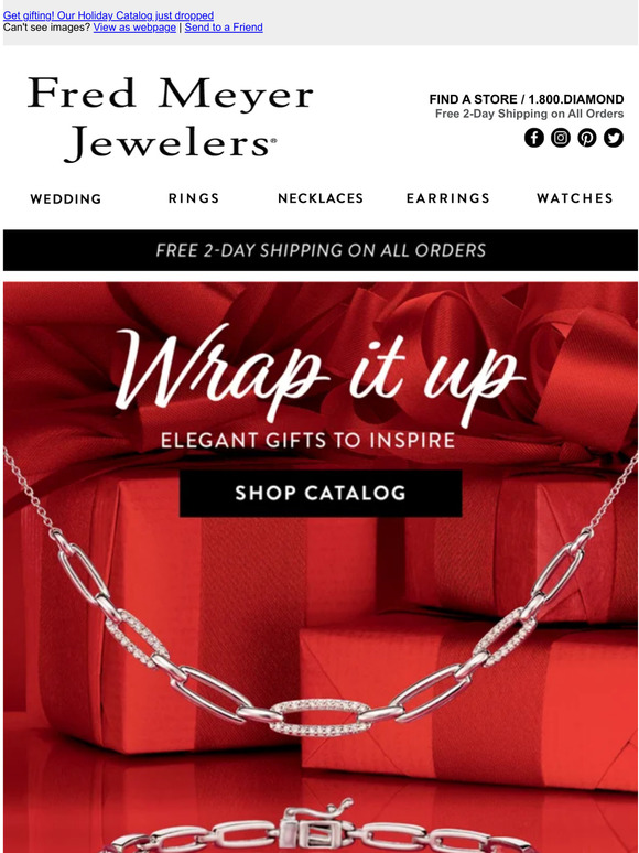 Fred Meyer Jewelers Get gifting! Our Holiday Catalog just dropped Milled