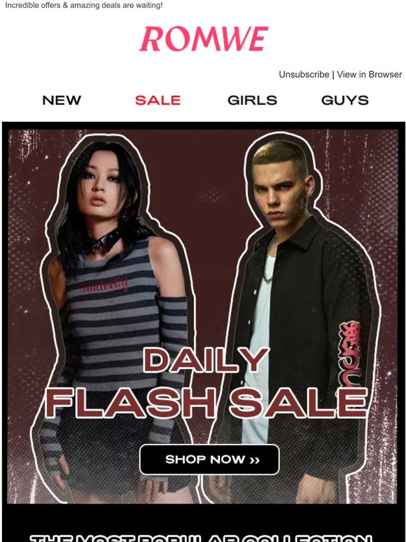 Daily Flash Sale