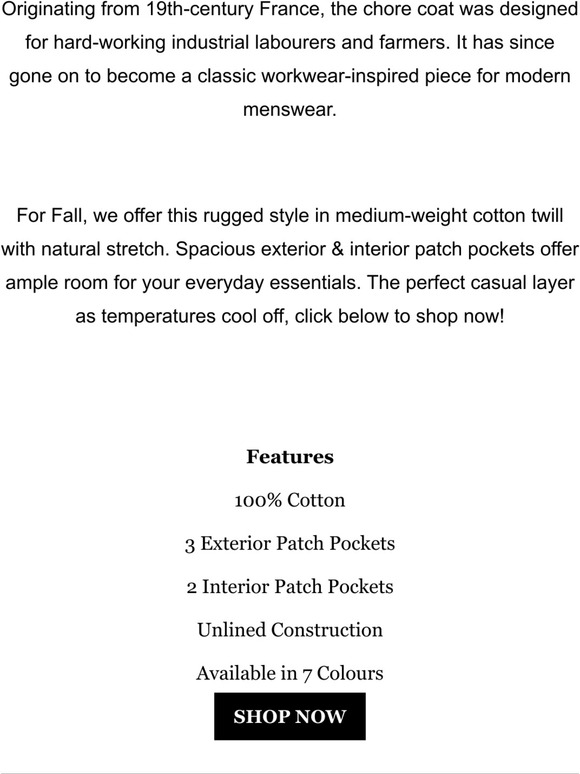 SPIER & MACKAY WorkwearInspired Style for Cooler Weather! Milled