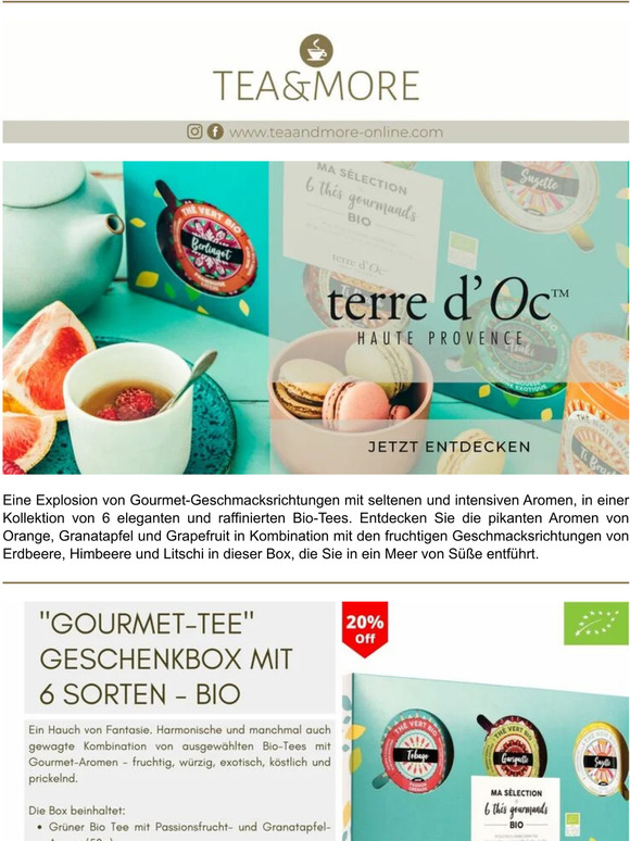 Terre d'Oc: Entdecken Sie Gourmet-Tees!
