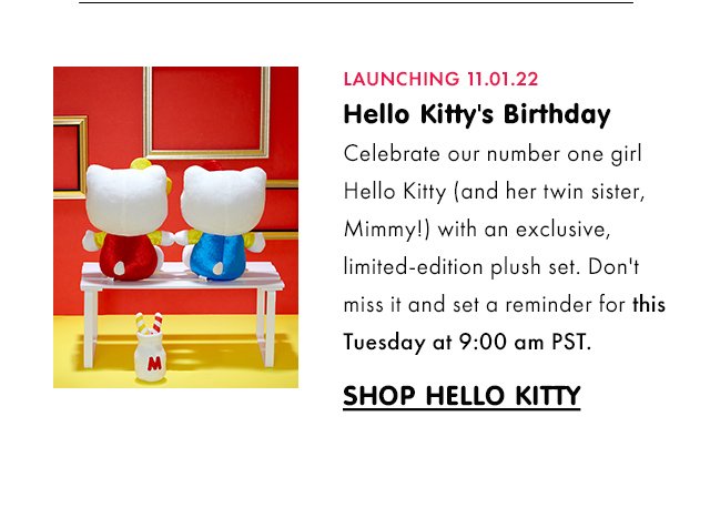 Launching 11.01.22 Hello Kitty's Birthday