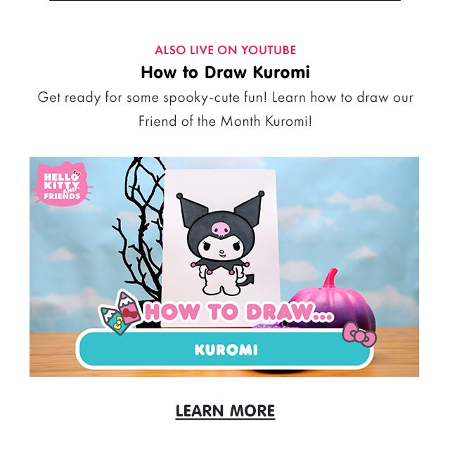 Also Live On Youtube | How to Draw Kuromi