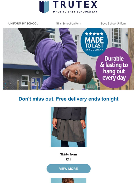 Don't miss out. Free delivery ends tonight ⏰