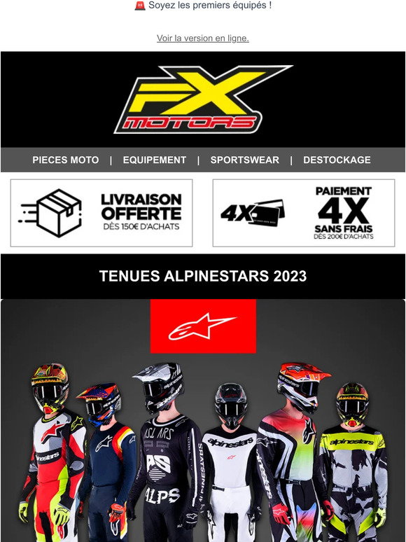 FX MOTORS: 8 Nouvelles Tenues Motocross FOX RACING Spring 2022 en Stock a  189 !