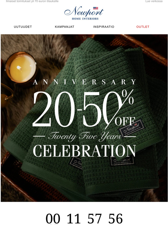 Final Sale 20-50 % | 25th Anniversary Sale