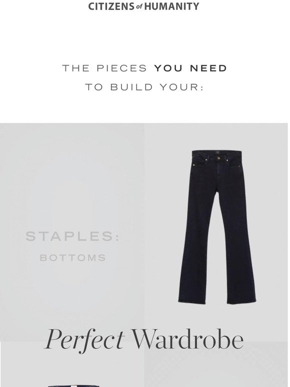 The Pieces You Need to Build Your Perfect Wardrobe