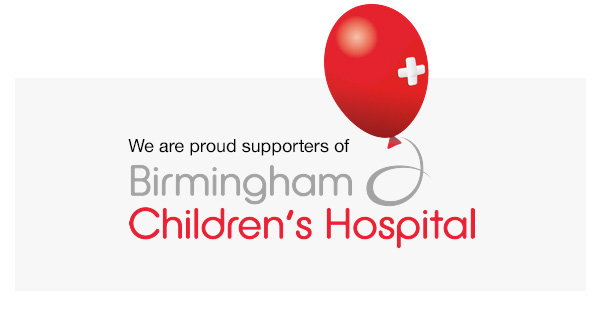 We are proud supporters of Birmingham Children's Hospital