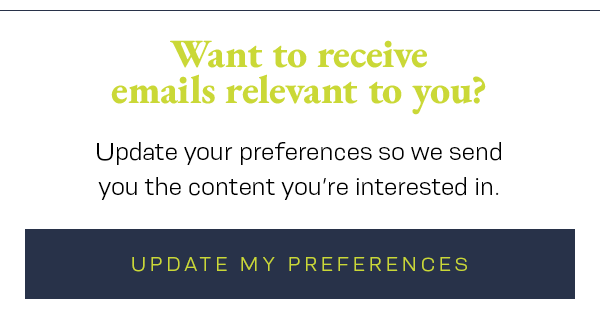 Update your preferences