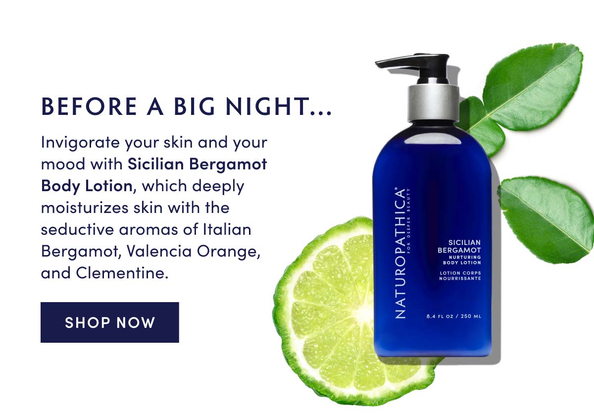 nvigorate your skin and your mood with Sicilian Bergamot Body Lotion, which deeply moisturizes skin with the seductive aromas of Italian Bergamot, Valencia Orange, and Clementine.