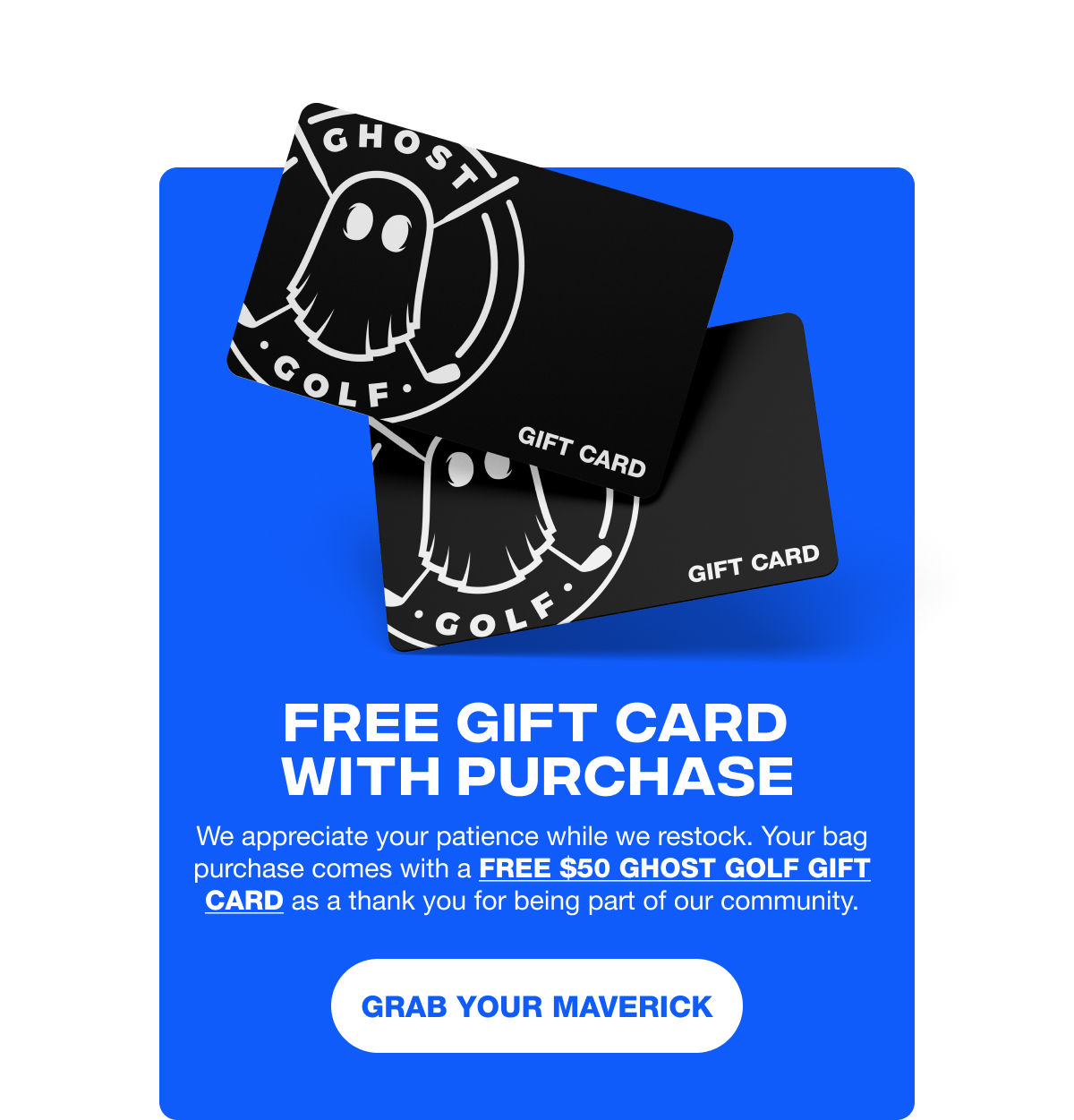 Ghost Golf Our Maverick Golf Bag is Ready For PreOrder Milled