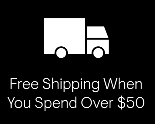 FREE SHIPPING WHEN YOU SPEND OVER $50