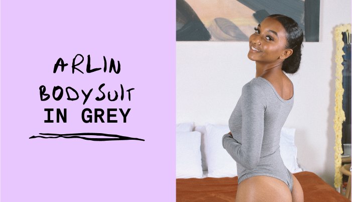 Arlin Bodysuit in Grey