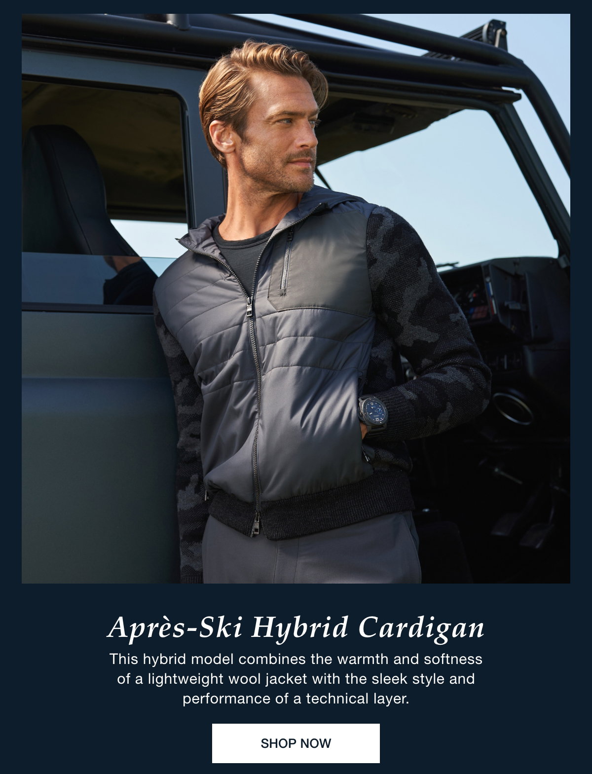 Apres-ski Hybrid Cardigan - Shop Now