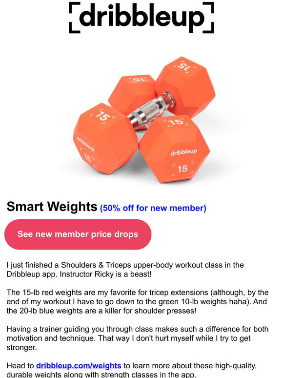 Dribbleup  Smart Weights