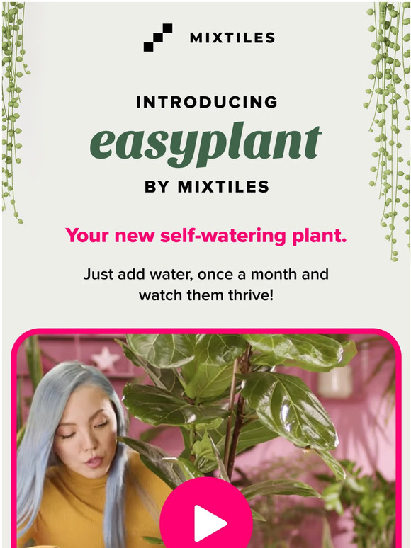 Mixtiles 🪴 Introducing easyplant 🪴 Milled