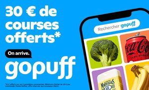 Bon d'achat sur Gopuff Bon d'achat sur Gopuff